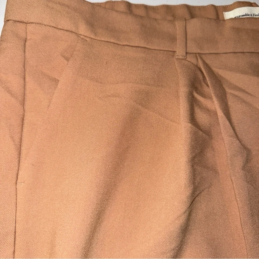 NEW Abercrombie & Fitch Pants 37 /‎ 24 Long Womens Pleated Wide Straight Trouser